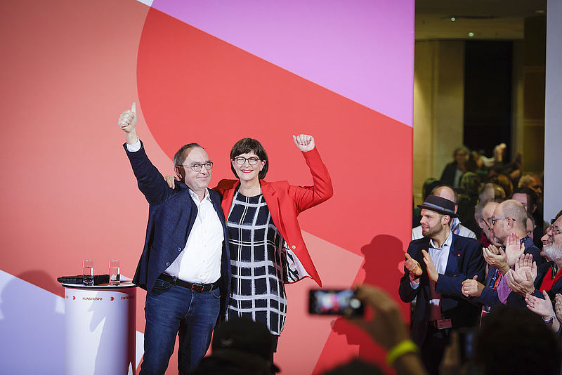 Die SPD Wermelskirchen begrüßt das Ergebnis zur Wahl des neuen Spitzenduos