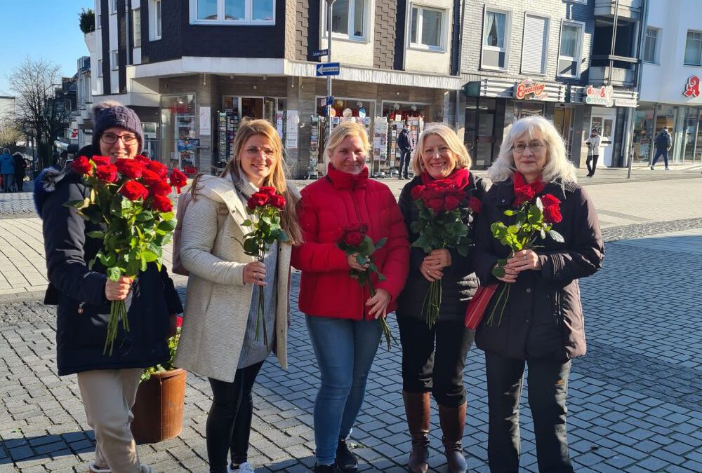 Rosen der SPD am internationalen Frauentag 2022