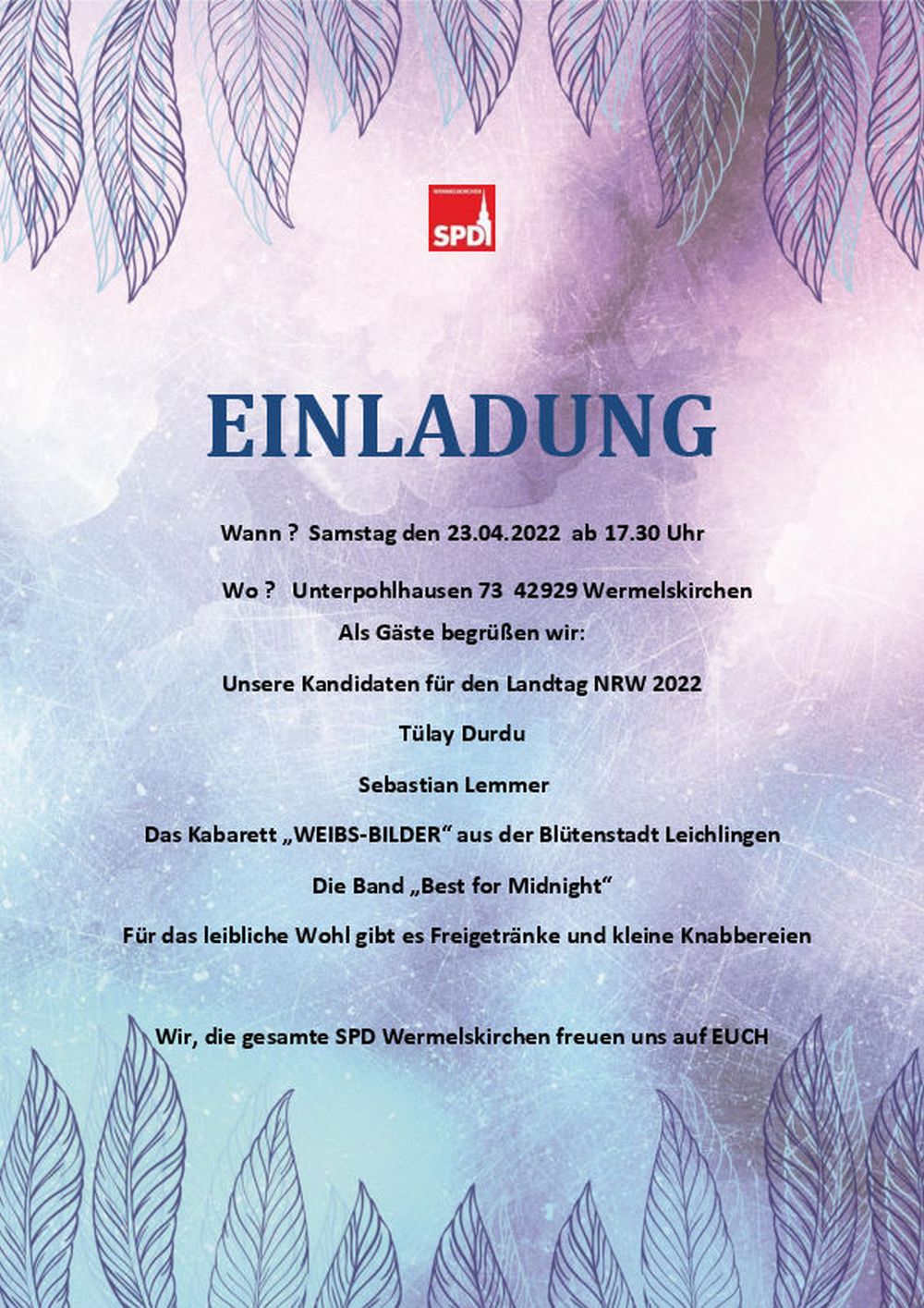 Einladung 23.04.2022