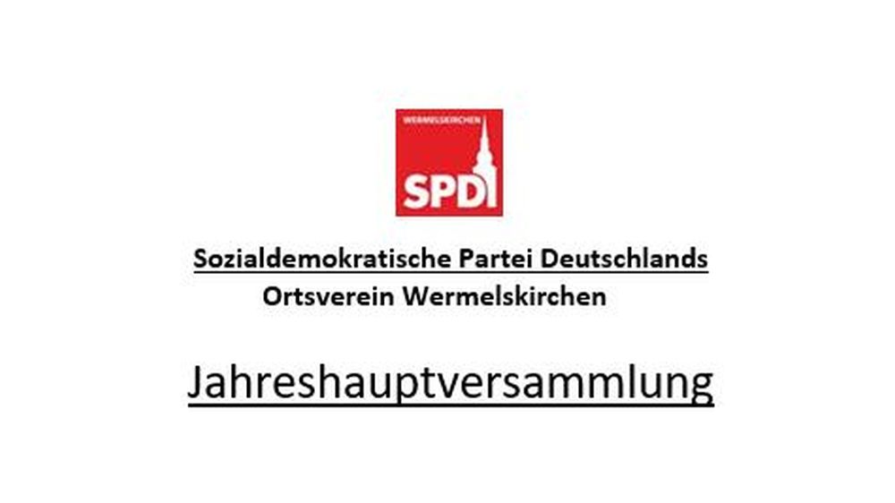 Jahreshauptversammlung der SPD Wermelskirchen am 24.11.2022
