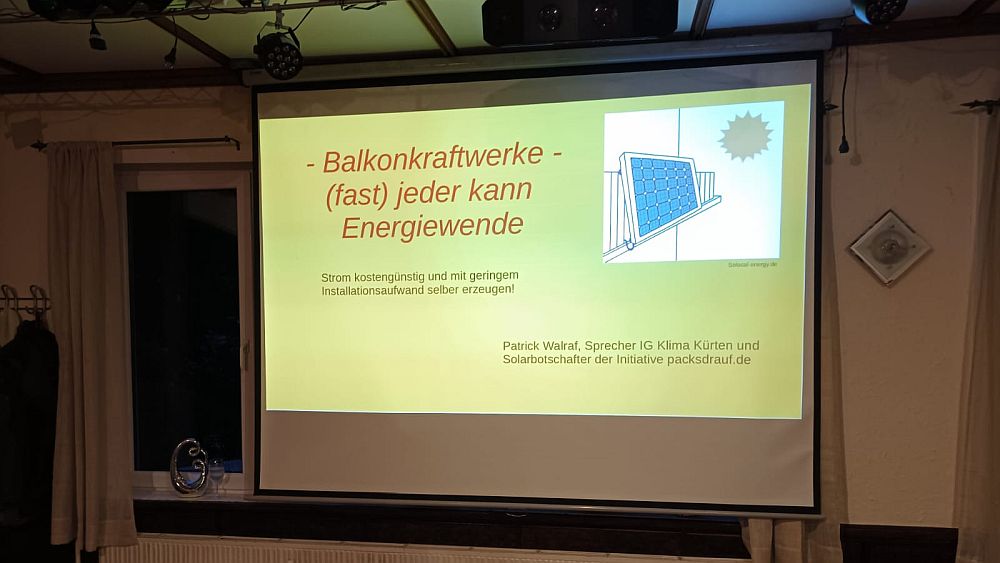 BALKONKRAFTWERK – SONNEN-STROM FÜR JEDEN