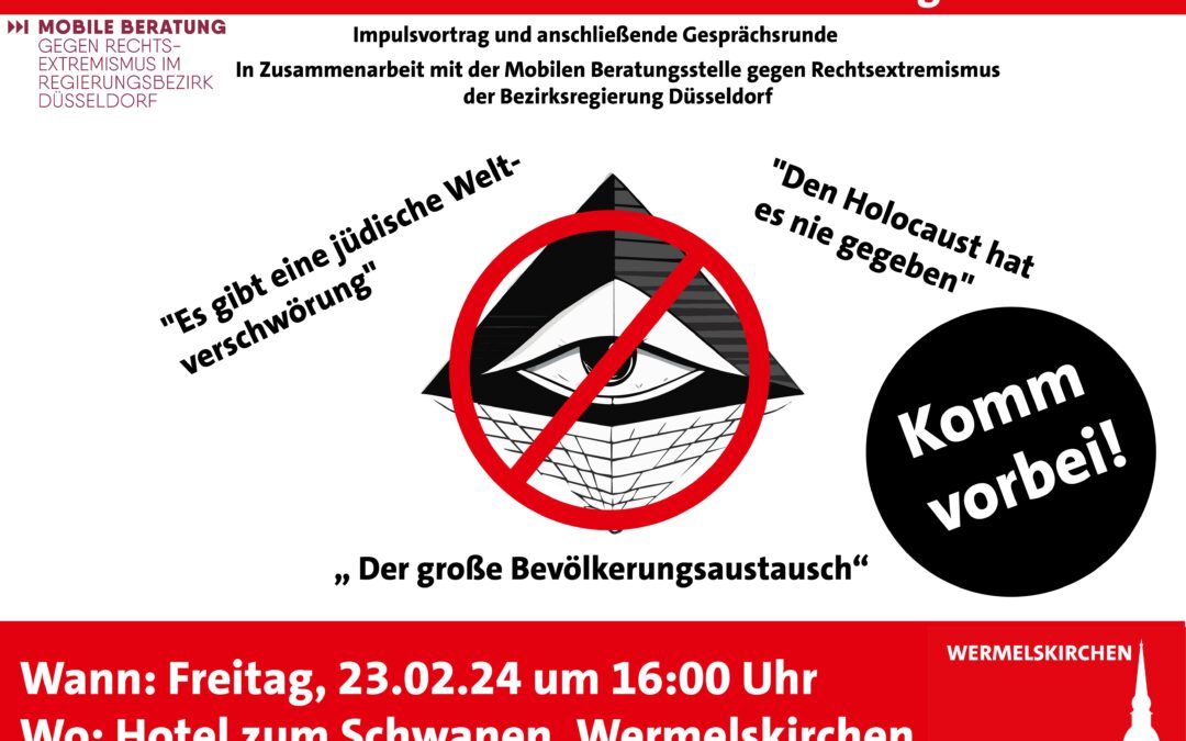 Infoabend “Argumentation rechter Gruppen und Parteien und wie man damit umgeht”