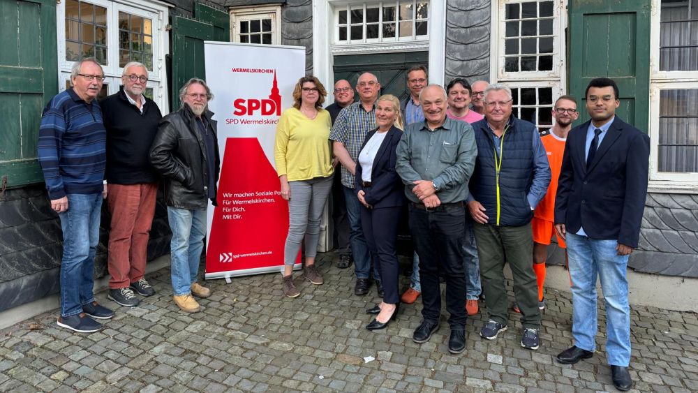 Aufstellungsversammlung zur Kommunalwahl 2025 der SPD Wermelskirchen am 08.05.2025