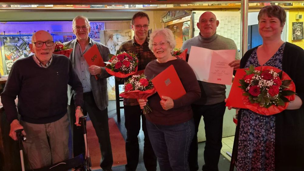 Jubilar Ehrung der SPD Wermelskirchen